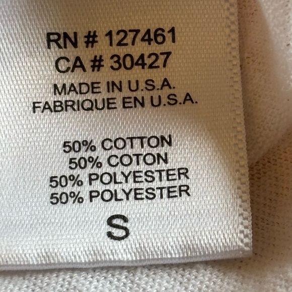 Wildfox Couture S US Team striped white cotton polyester T-shirt yellow … - Picture 7 of 9